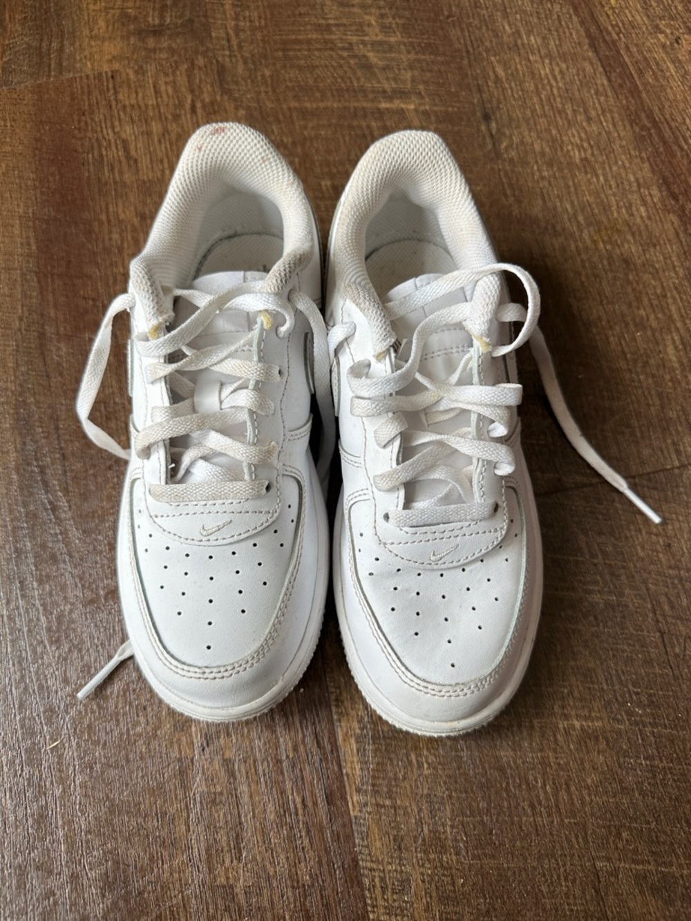 Kids White Athletic Sneakers - Classic Casual Shoe